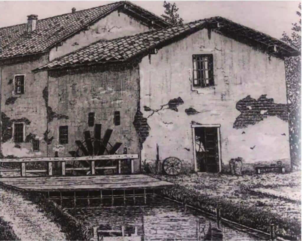 Mulino di Sotto - Pantigliate - Foto di Sergio Leondi dal libro " I Mulini di Pantigliate "