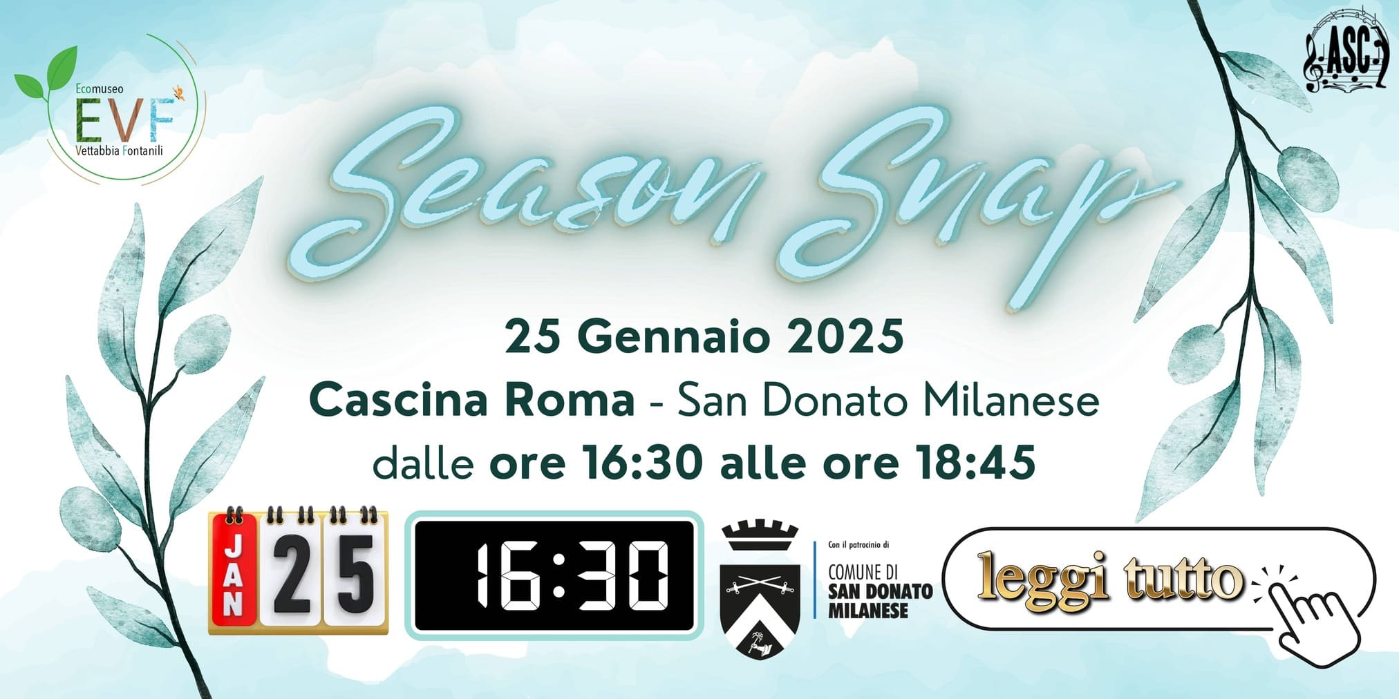 Banner-SeasonSnap_252501 - Cascina Roma - San Donato Milanese Ecomuseo Milano Sud Est